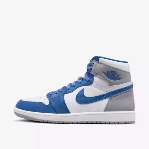 Nike Air Jordan 1 Retro High OG Mens Casual Shoe Blue White DZ5485-410 NEW Multi - Picture 4 of 6